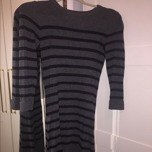 French connection striped sweater dress size xs